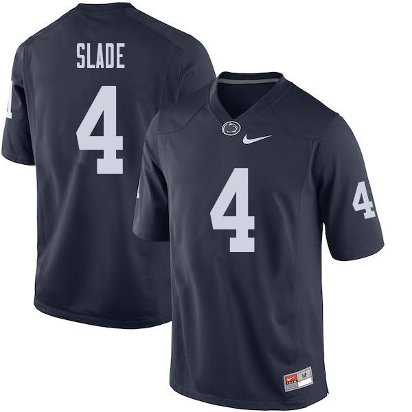 Men #4 Ricky Slade Penn State Nittany Lions College Football Jerseys Sale-Navy